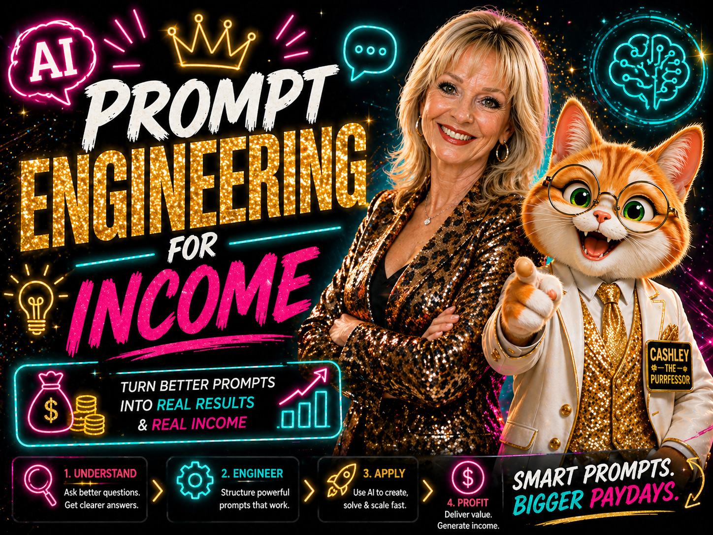 Prompt Engineering for Income